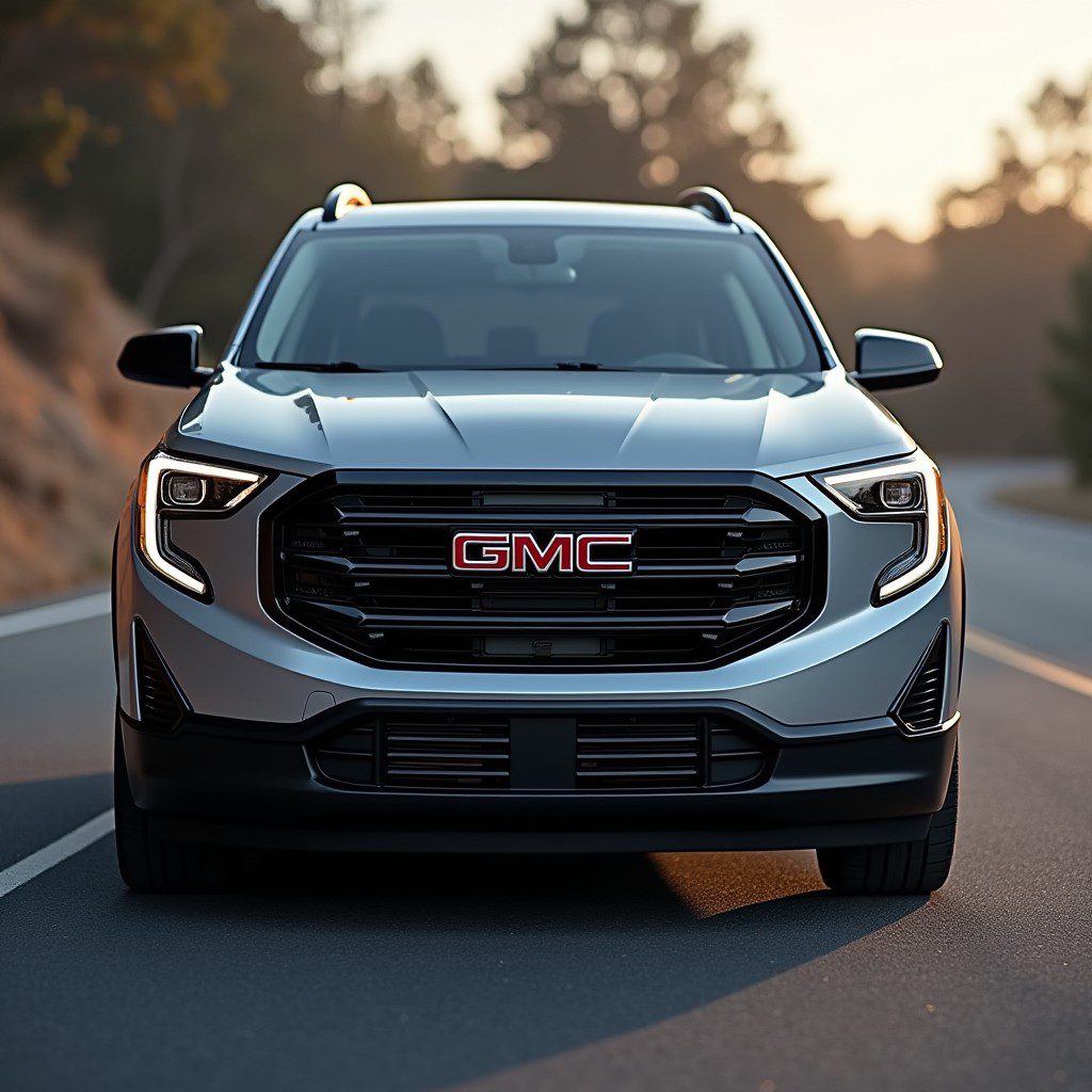 Upcoming 2025 GMC Terrain reveal teaser image