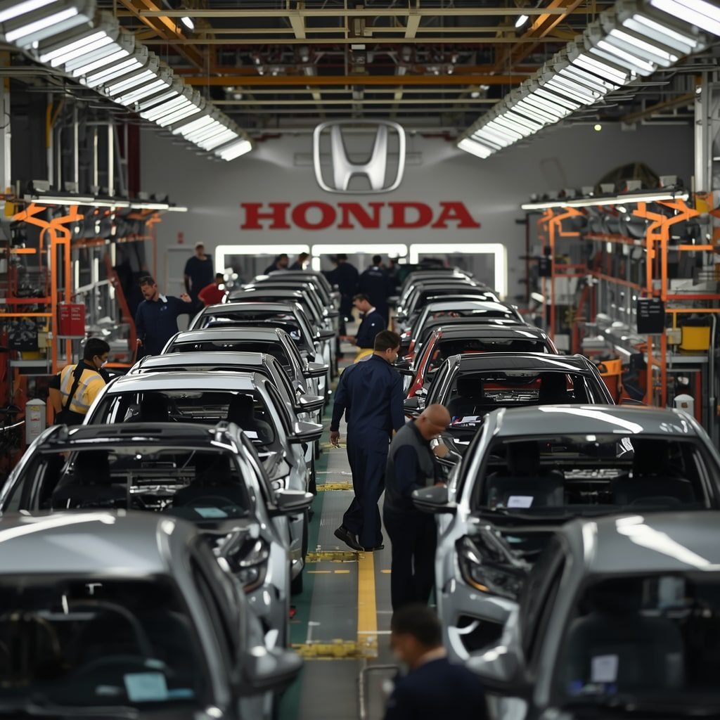 Honda Civic assembly line
